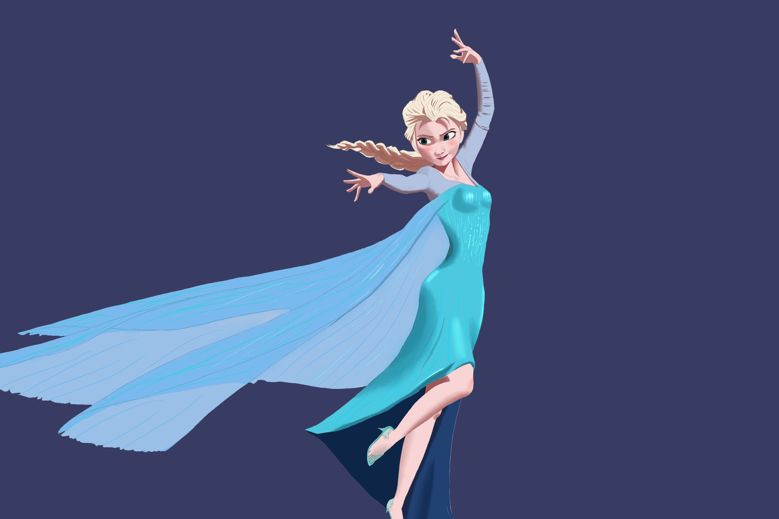 冰雪奇缘插画图片壁纸