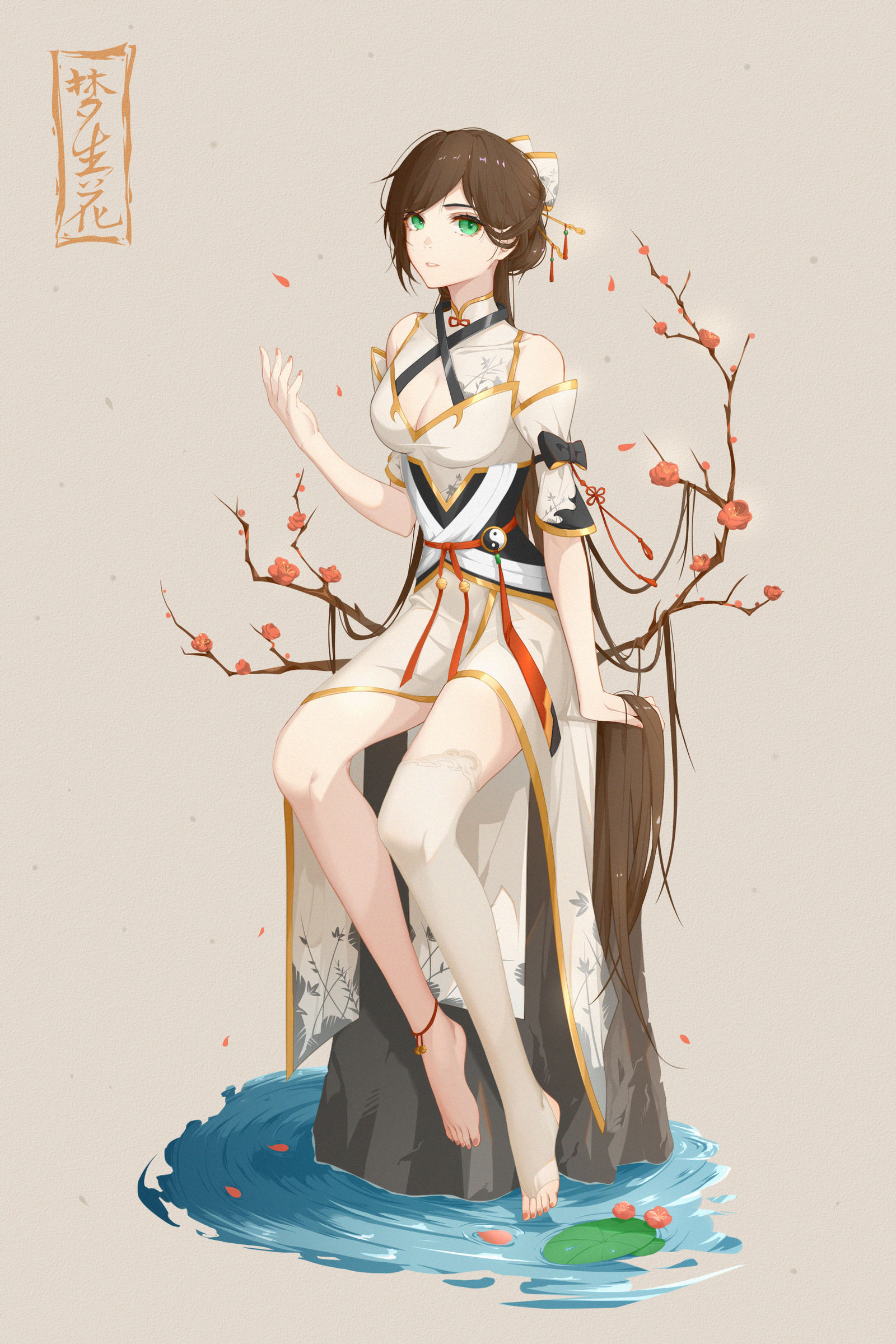 少女 樱插画图片壁纸