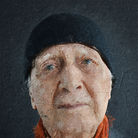 油画 《老人的思念》原图系摄影作品，来自互联网