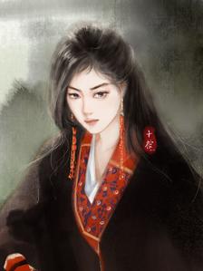 浅绘一女，温婉清扬插画图片壁纸