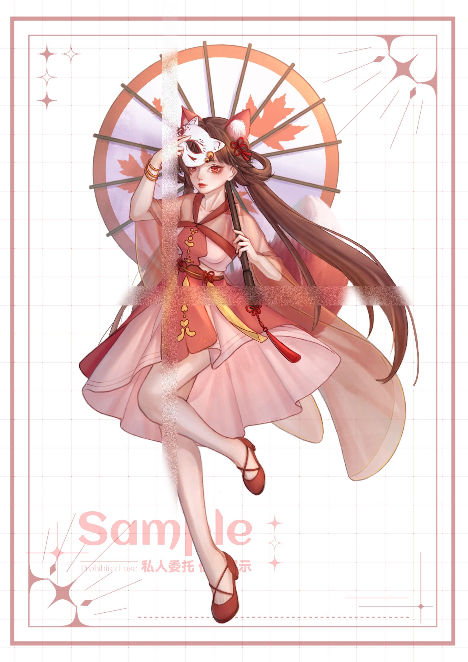 狐狐-人设立绘原创作品-触站