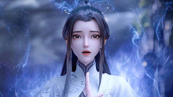 少女 碧瑶 小师妹 青雪插画图片壁纸