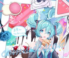 cinnamon miku-初音未来初音未来15周年贺