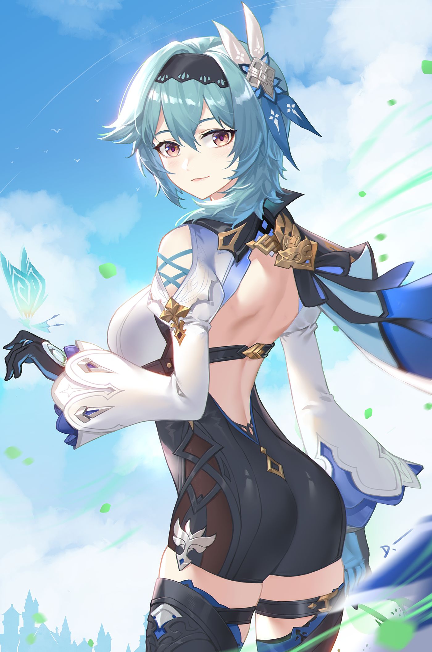 52日。优菈-插画原神