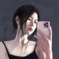 是清冷美女插画图片壁纸