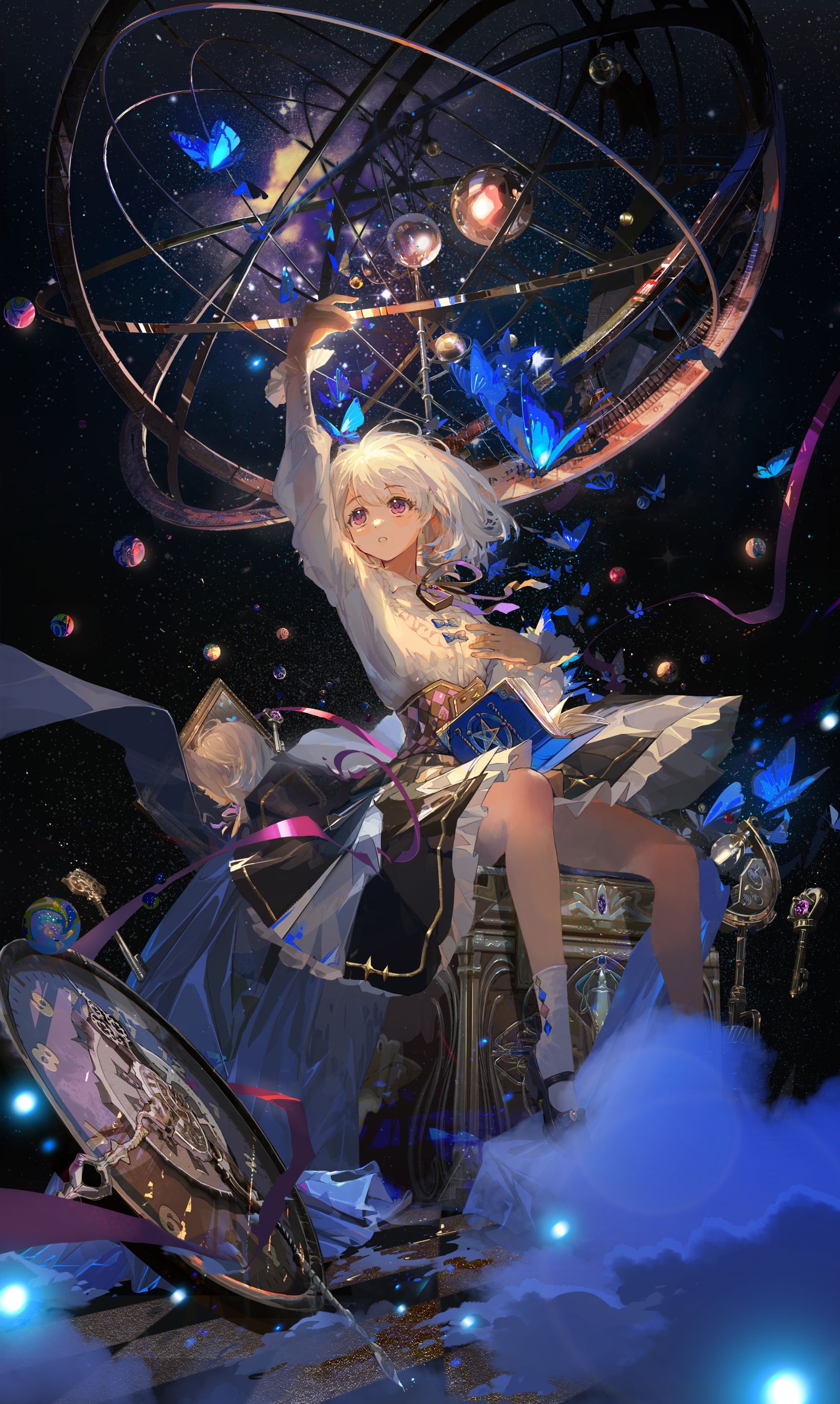 少女 26插画图片壁纸