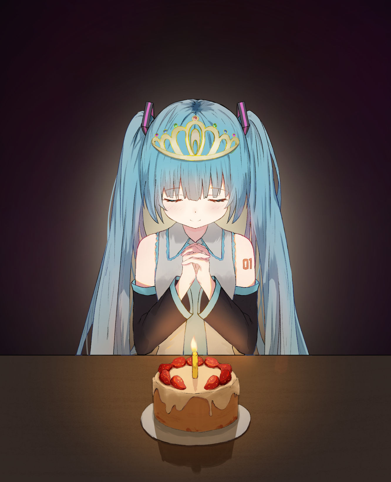 Miku15周年插画图片壁纸