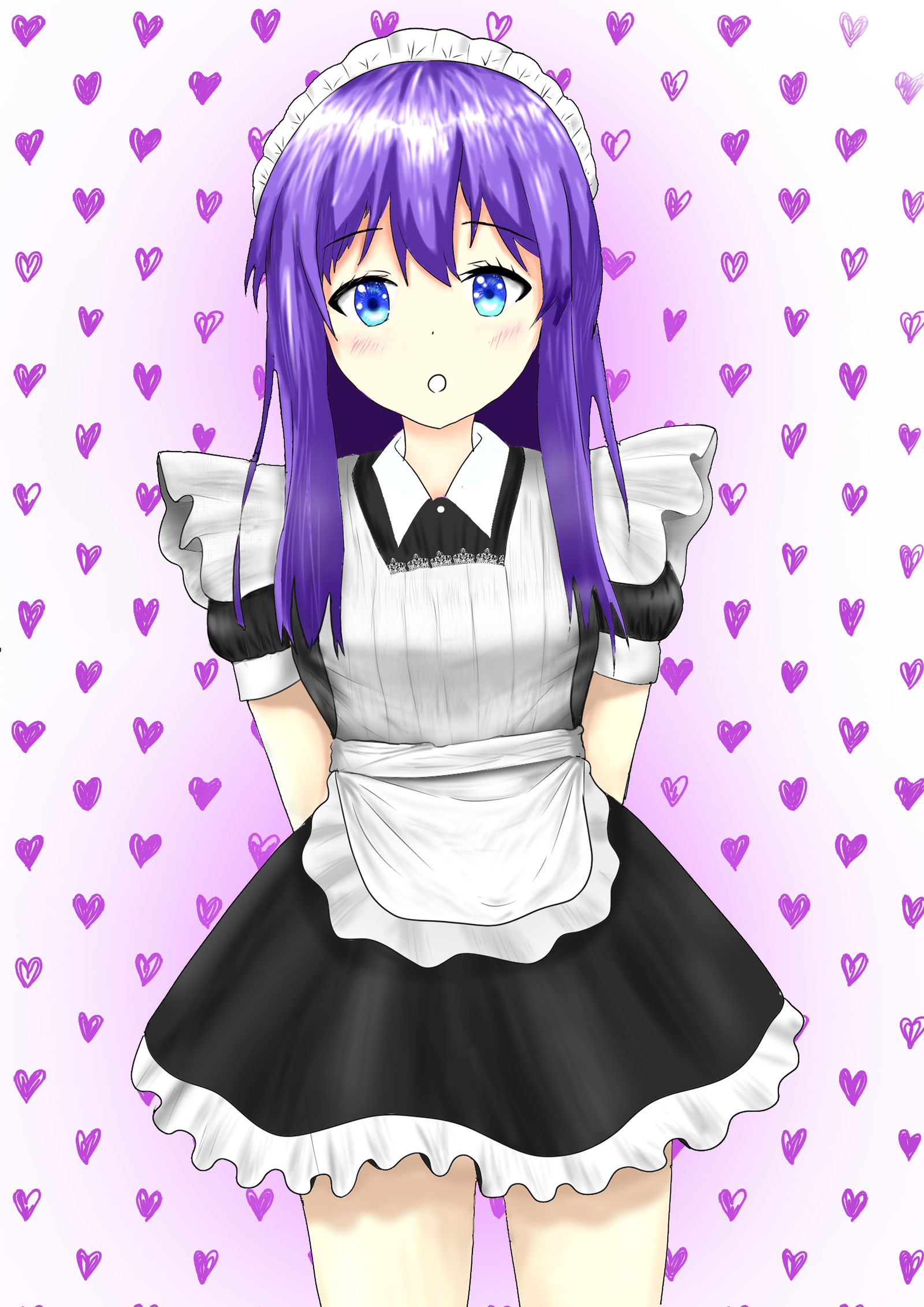 紫毛1-紫发女仆装