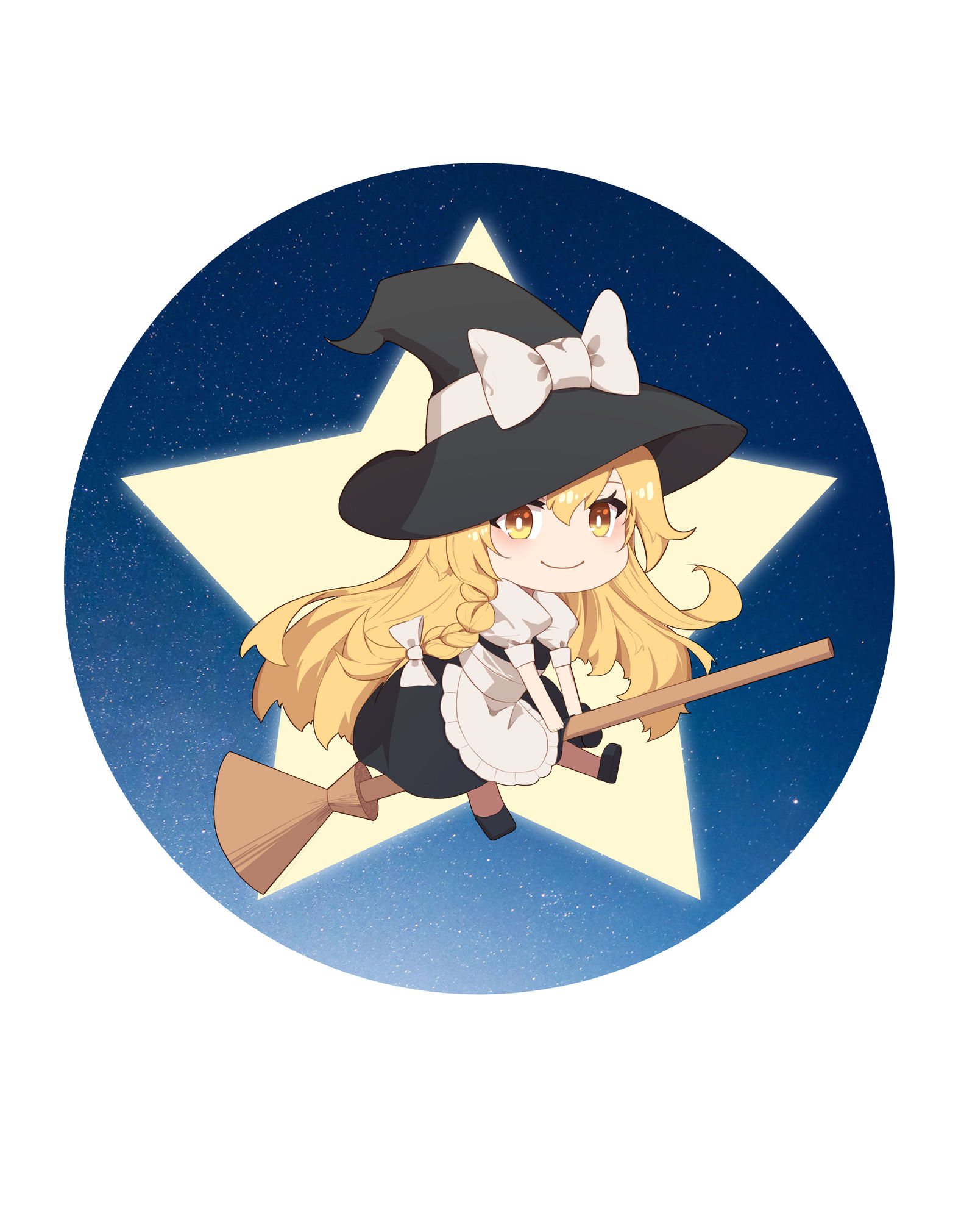 魔理沙-q版女孩子原创作品-触站