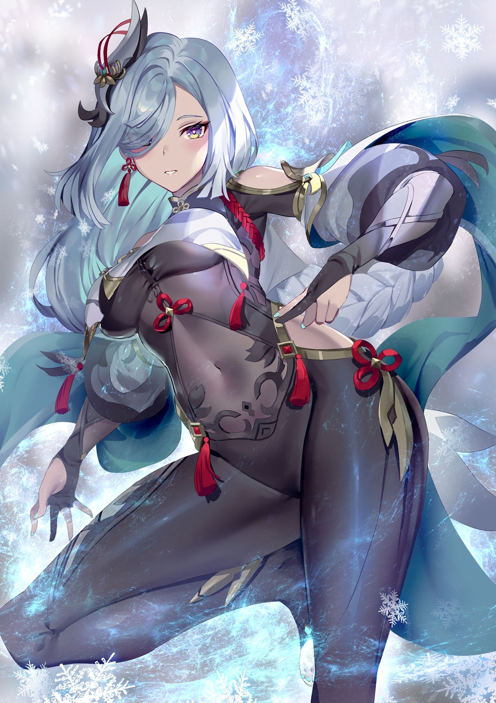 原神 申鹤 动态2k版插画图片壁纸