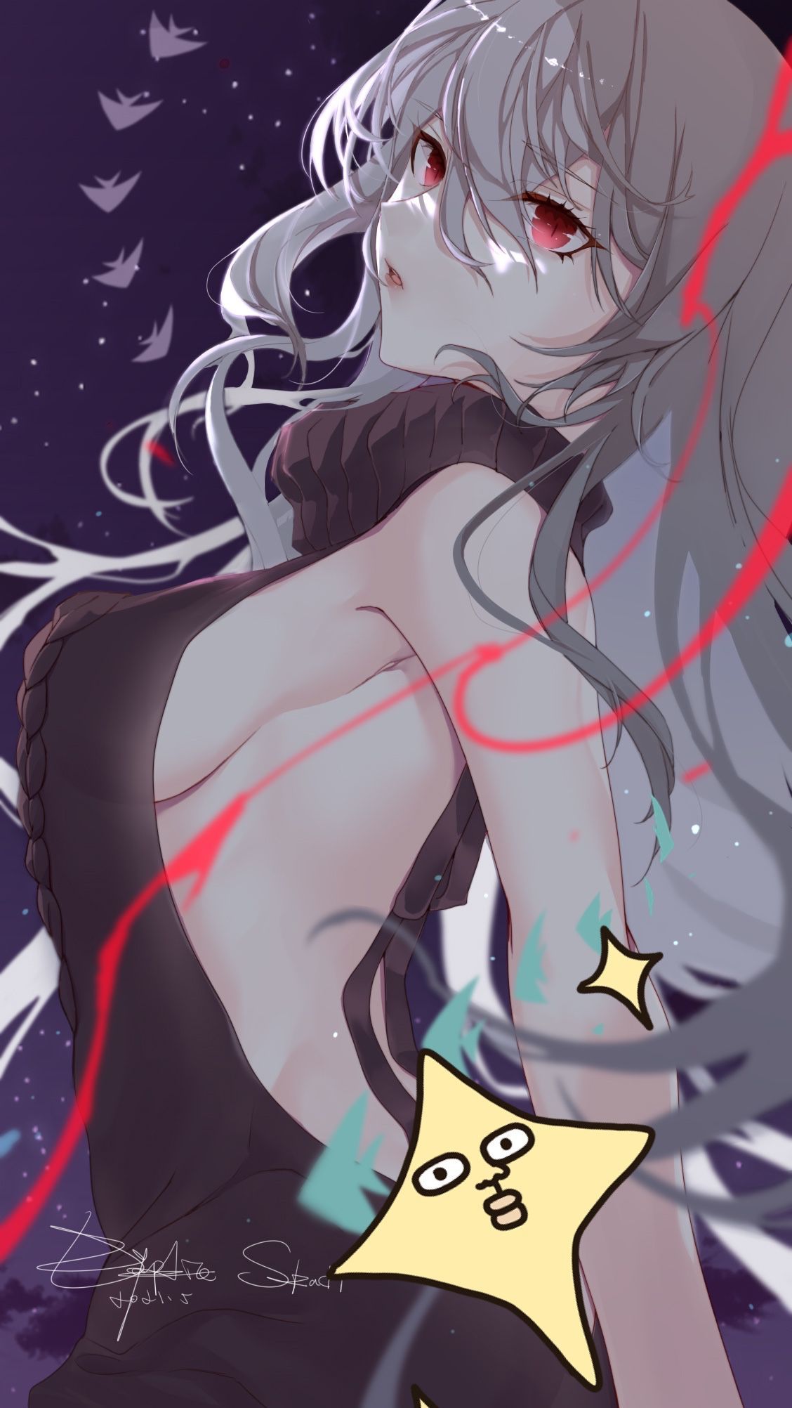 斯卡蒂-明日方舟斯卡蒂原创作品-触站