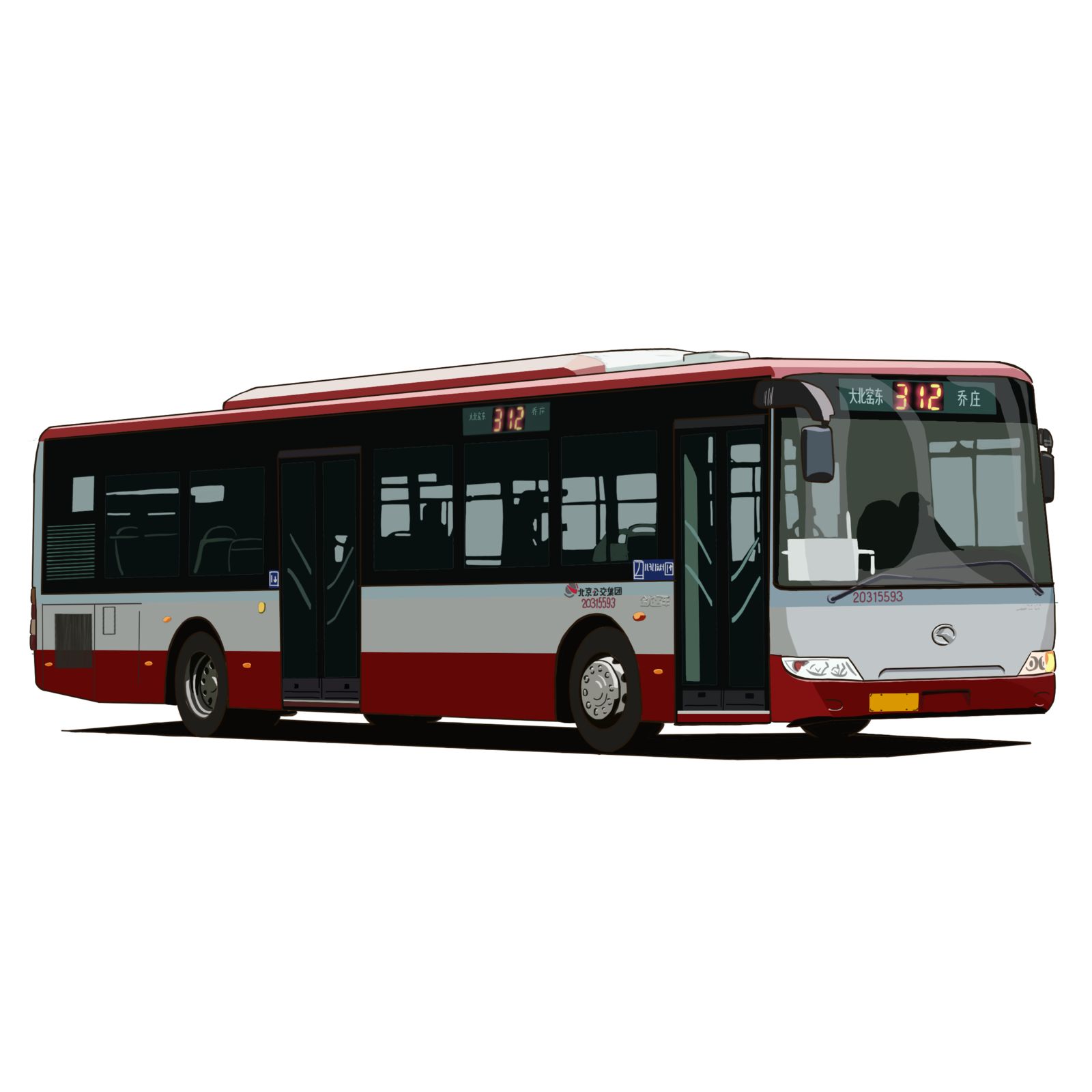 XMQ6125G-交通工具公交车