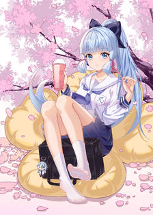 绯樱奶茶插画图片壁纸