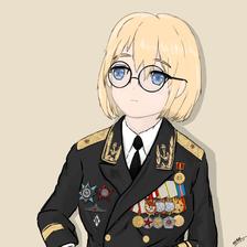 苏联M88条例海军少将娘化头像同人高清图