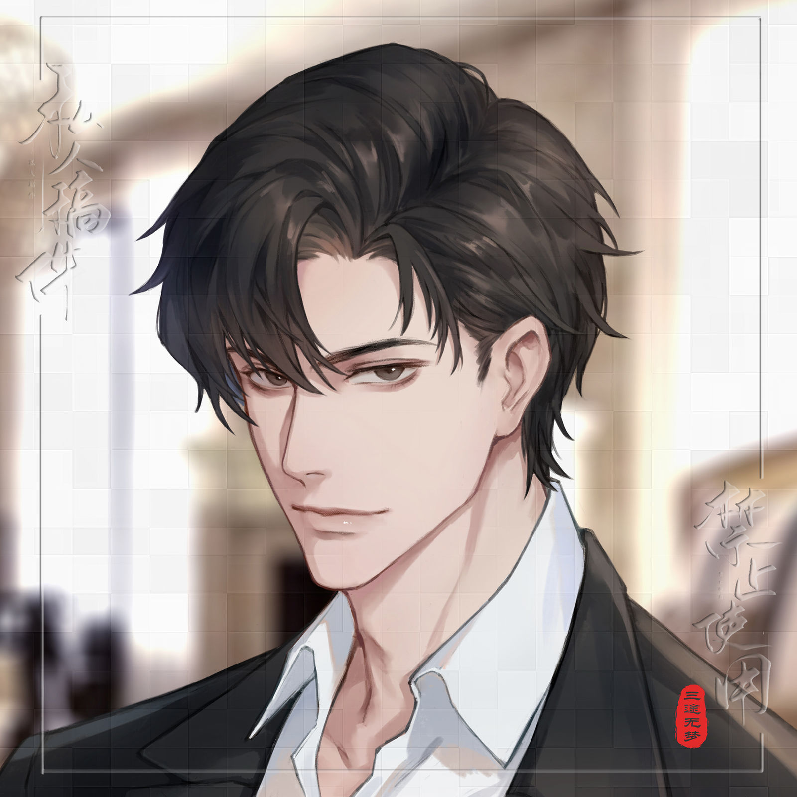 李玉x简隋英插画图片壁纸