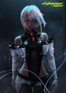 Cyberpunk: Edgerunners--Lucy 赛博朋克：边缘行者-露西插画图片壁纸