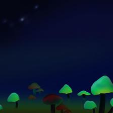 蘑菇背景插画图片壁纸