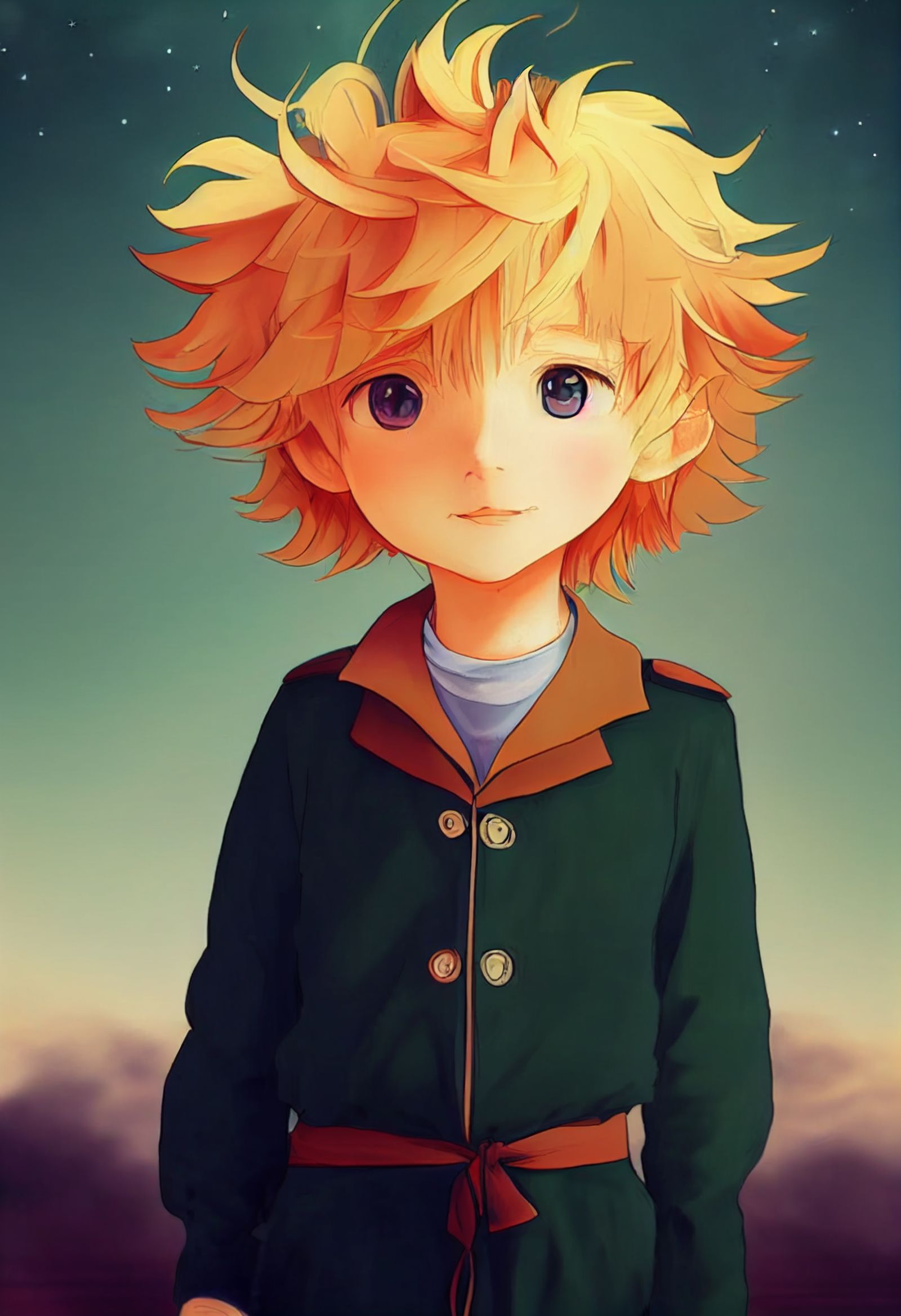 小王子插画图片壁纸