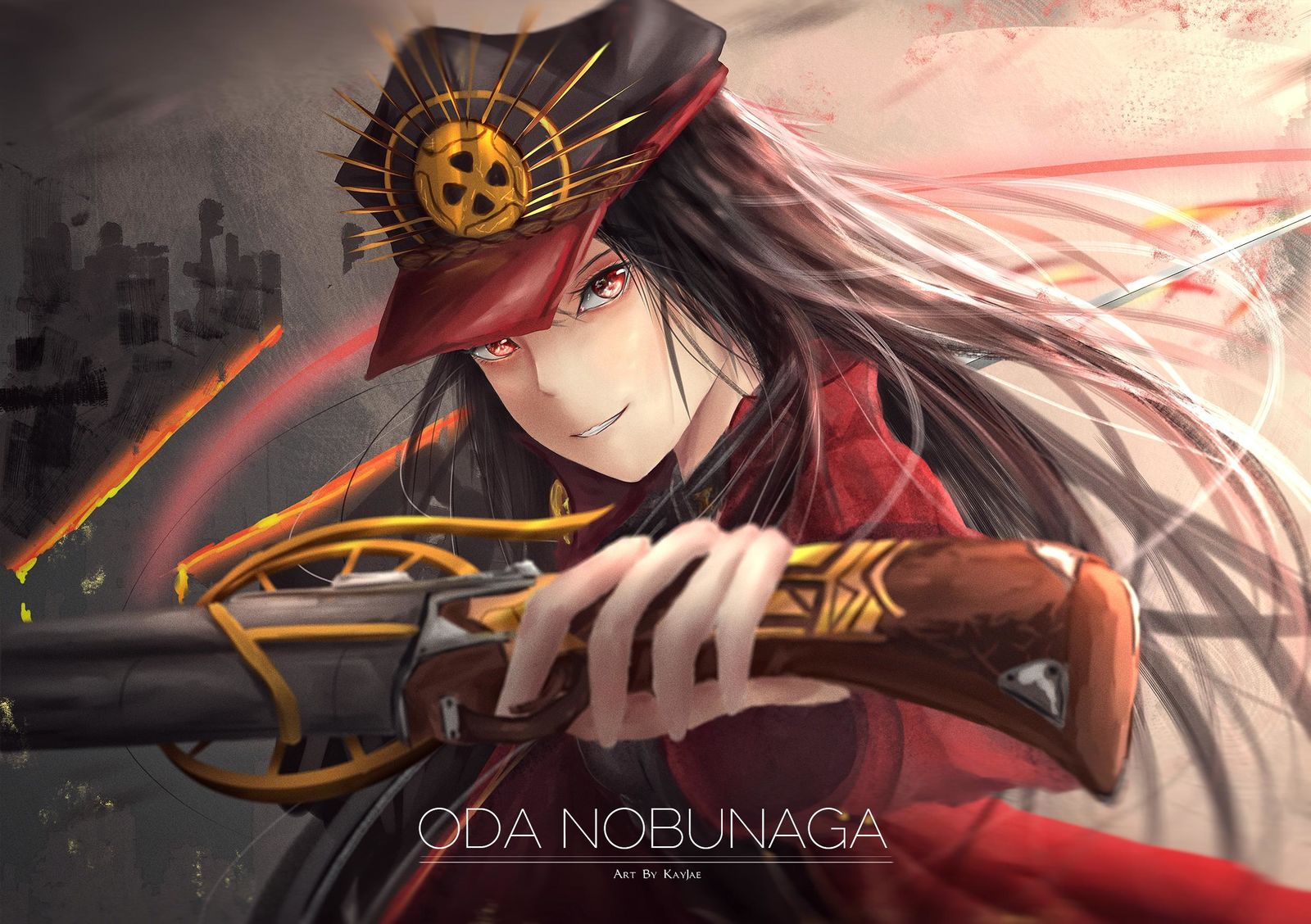 Oda Nobunaga插画图片壁纸