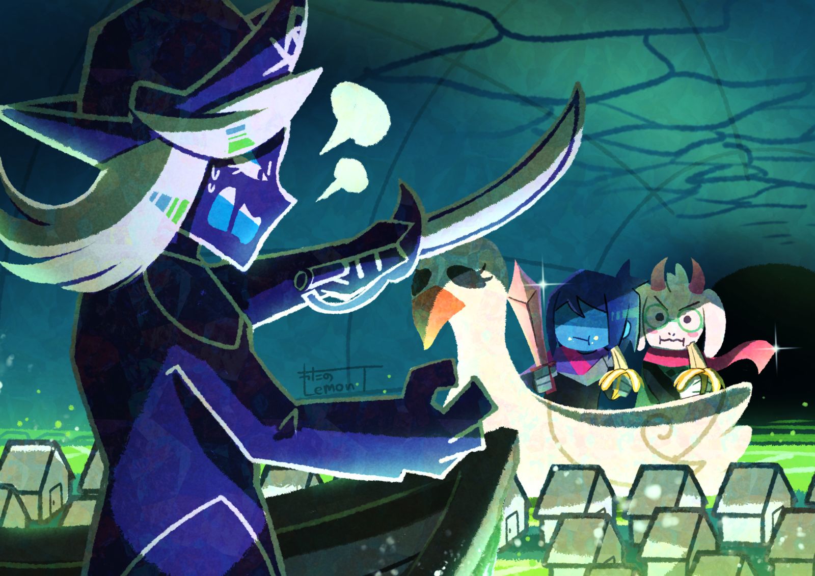 deltarune总结3插画图片壁纸