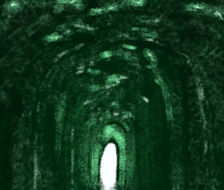 绿色隧道-背景绿