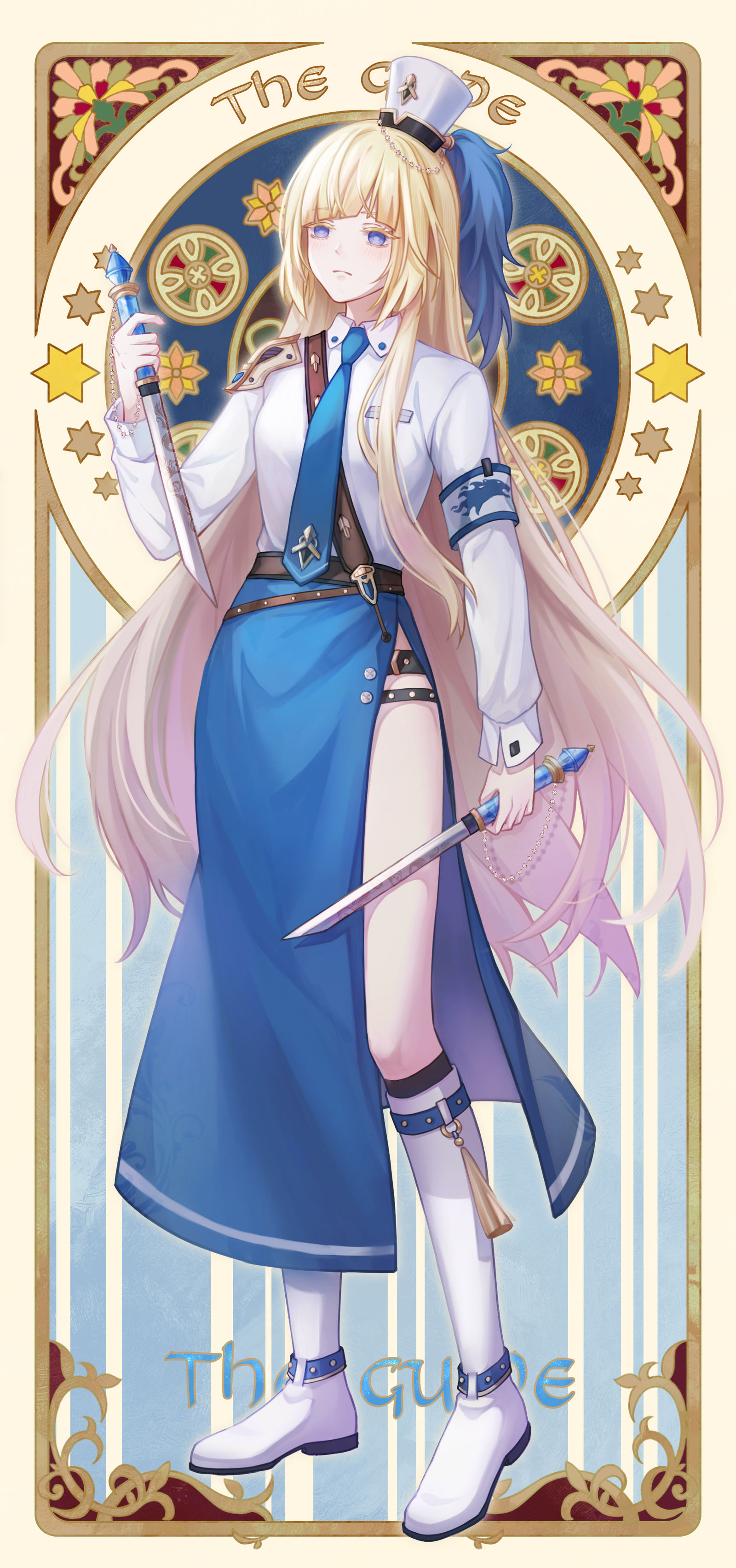 塔罗牌-22-世界插画图片壁纸