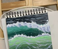海浪🌊-油画临摹