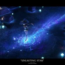 "UNLASTING STAR"插画图片壁纸