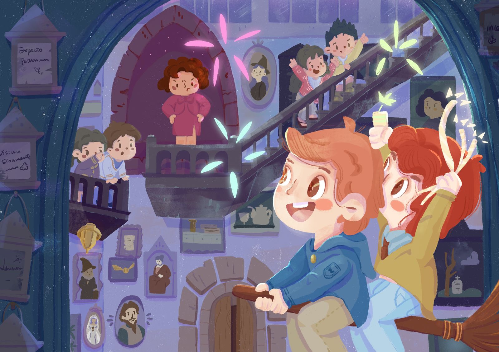 魔法魔法yyds插画图片壁纸