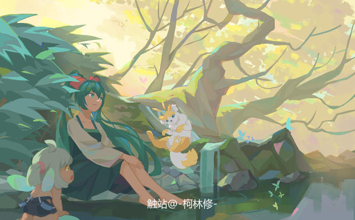 初音未来插画图片壁纸