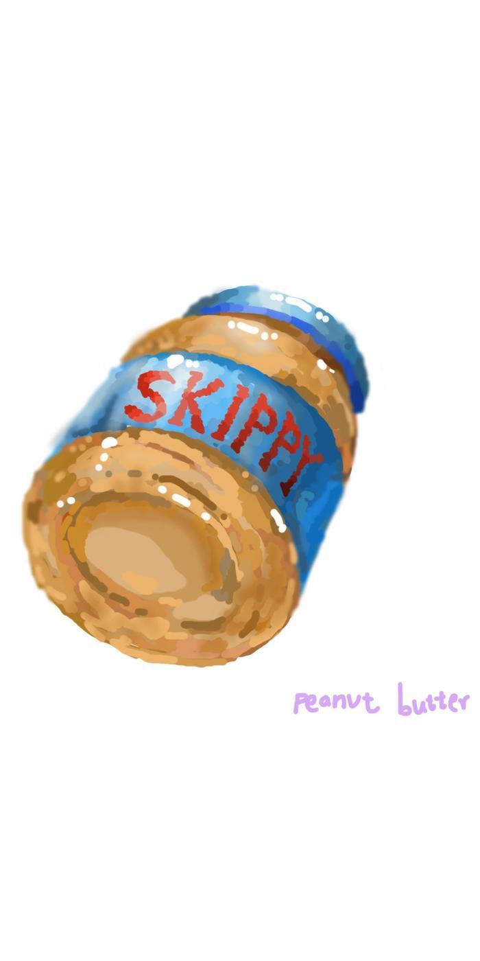 花生酱peanut butter插画图片壁纸
