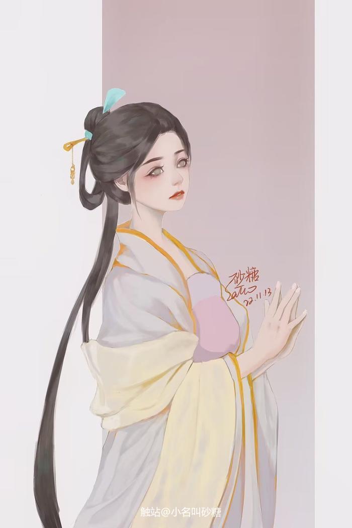 国风女子插画图片壁纸