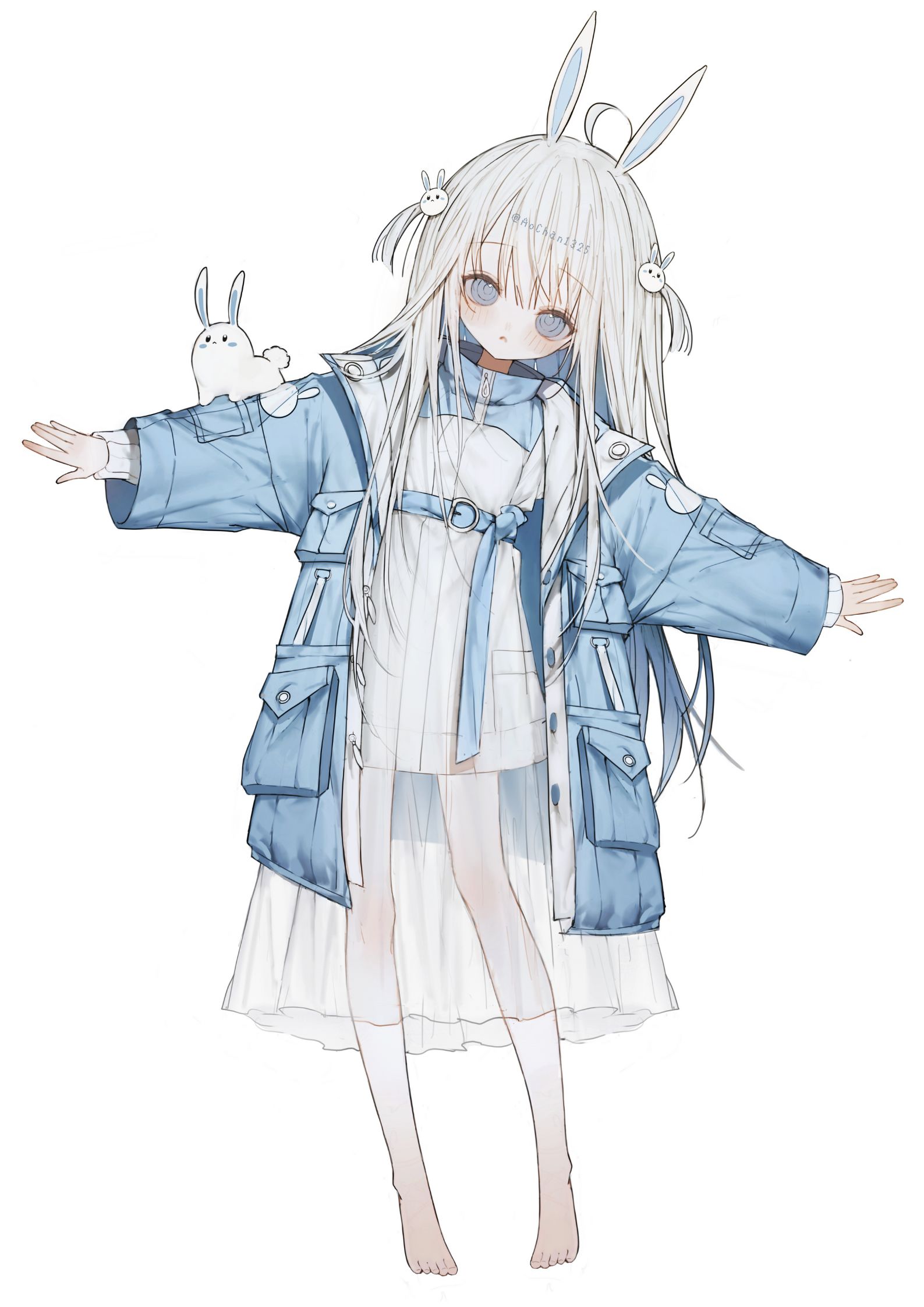 My oc in new outfit插画图片壁纸