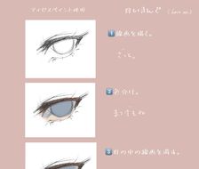 眼睛模糊-作画过程画眼睛的方法