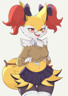 braixen插画图片壁纸