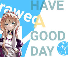 HAVE A GOOD DAY-插画贺卡