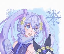 雪初音和库洛米的联动