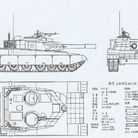 [架空]新型主战坦克方案三视线图