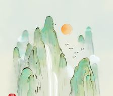 山峰-中国风中国风古风