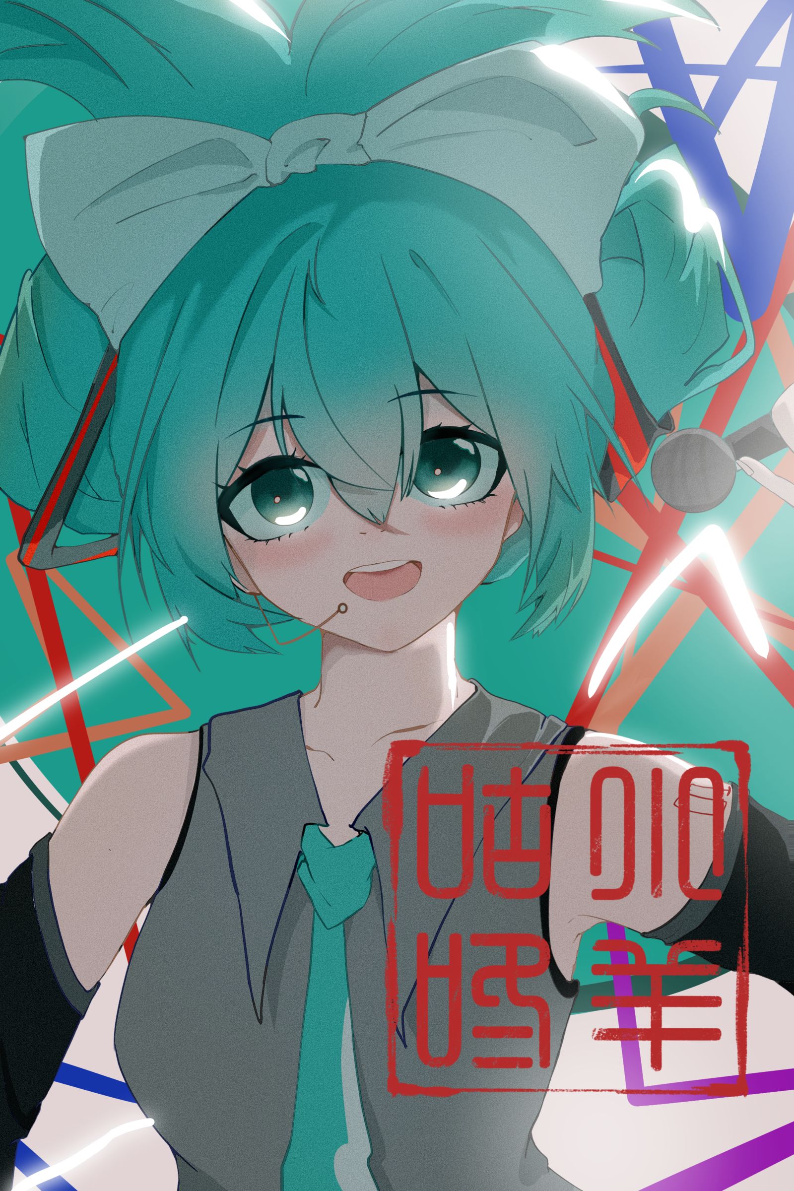 初音插画图片壁纸