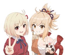 Chisato Nishikigi and Yoimiya