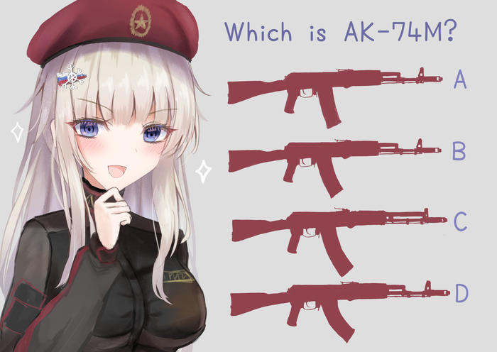 Which is AK-74M?插画图片壁纸