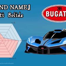 替身使者:Bugatti Bolide插画图片壁纸