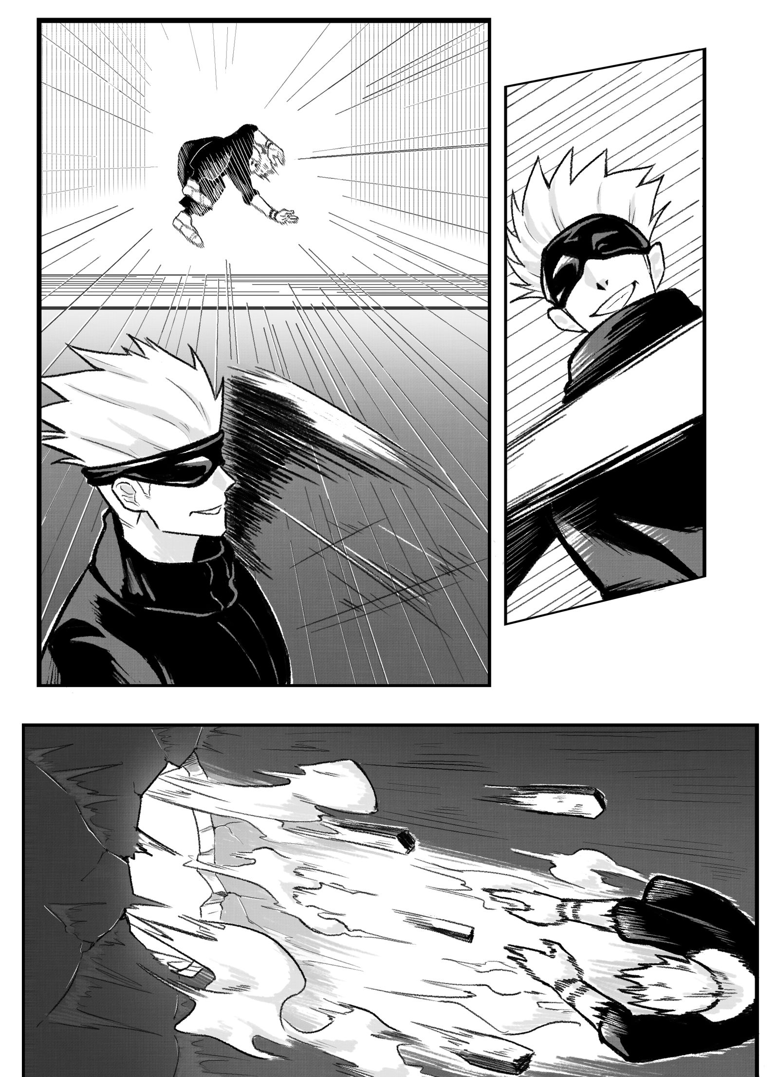 呪術廻戦 複製原画 五条VS宿儺 2024ジャンプフェスタ Amazon.co.jp: 呪術