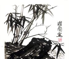 竹-国风手绘创作原创