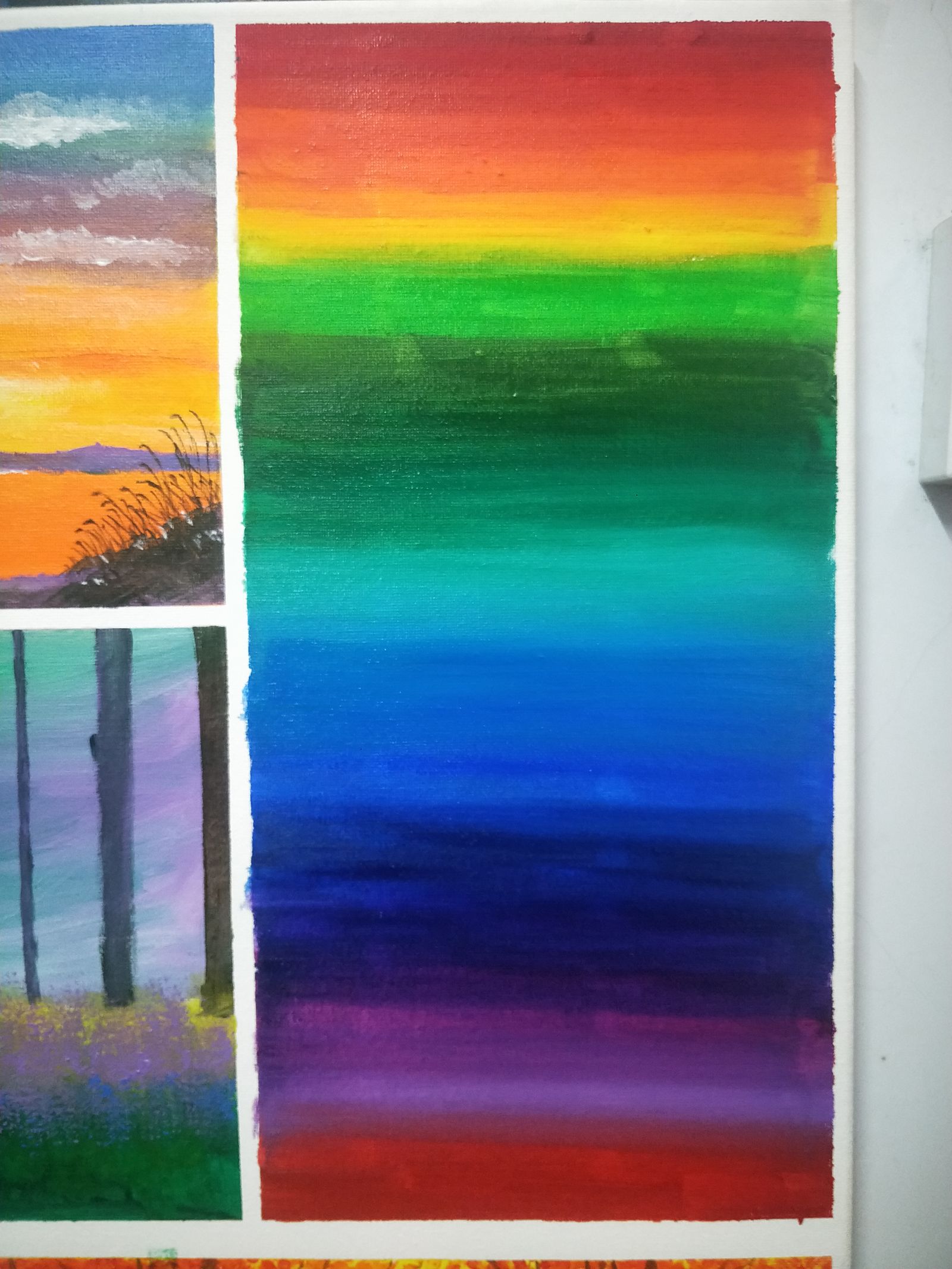 色块-丙烯画手绘原创作品-触站