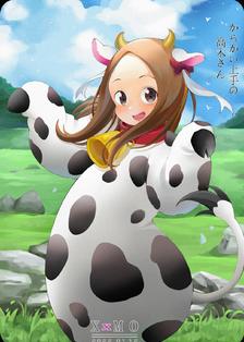 高木同学-奶牛装-第三季贺插画图片壁纸