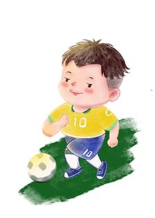 足球Q版人物插画-3小胖子头像同人高清图