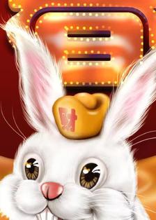 兔年就该画兔兔插画图片壁纸