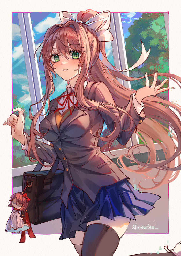 Just Monika！插画图片壁纸